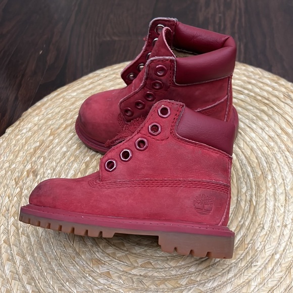 Timberland Kids Waterproof Combat Boots Size 5 - Picture 9 of 11